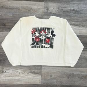 Vintage Disney Mickey Unltd Jerry Leigh Mickey Minnie Mouse Womens L Sweatshirt